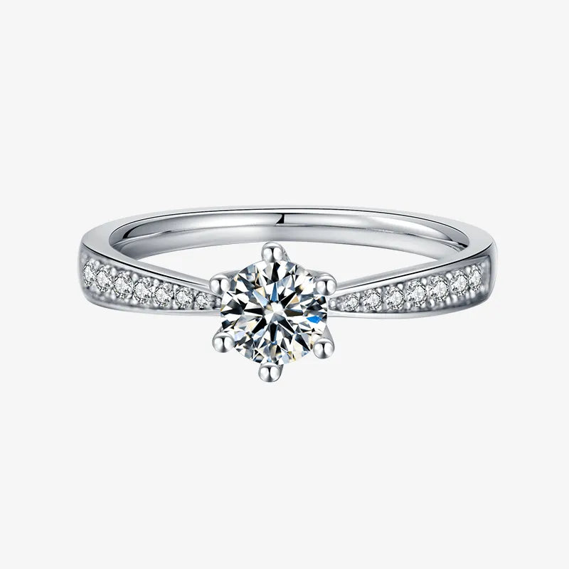 The Avalyn Moissanite Pavé Ring - Chantal Vaulet