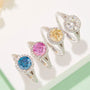 The Belladonna – Moissanite Pave Solitaire Ring 1.5CT - Chantal Vaulet