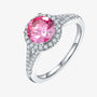 The Belladonna – Moissanite Pave Solitaire Ring 1.5CT - Chantal Vaulet