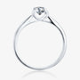 The Caliora 0.5CT Round-Cut Moissanite Ring - Chantal Vaulet