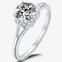 The Calisera Moissanite Halo Ring - Chantal Vaulet