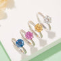 The Calista – Moissanite Solitaire with Side Accents 1.5CT - Chantal Vaulet