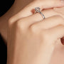 The Calivara 1CT Lotus Round-Cut Moissanite Ring - Chantal Vaulet