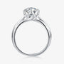 The Calivara 1CT Lotus Round-Cut Moissanite Ring - Chantal Vaulet