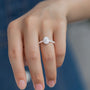Shop The Calivianne Moissanite Oval Halo Engagement Ring today at Chantal Vaulet. Discover stunning jewelry collections, crafted for style and brilliance.