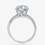 The Calvienne Round-Cut Moissanite Ring - 1.5CT, 2.0CT or 3.0CT - Chantal Vaulet
