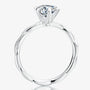 The Calyra Moissanite Twist Ring - Chantal Vaulet