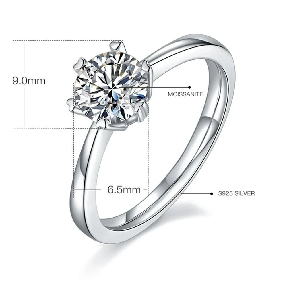Shop The Camille – Moissanite Solitaire Engagement Ring 1CT today at Chantal Vaulet. Discover stunning jewelry collections, crafted for style and brilliance.