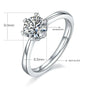 The Camille – Moissanite Solitaire Engagement Ring 1CT - Chantal Vaulet
