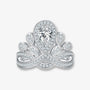 The Celestina Pear-Cut Moissanite Tiara Halo Ring - Chantal Vaulet