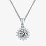 The Clarielle Moissanite Sunburst Necklace - Chantal Vaulet