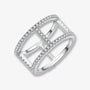 The Clarion Moissanite Open-Band Ring - 0.5CT - Chantal Vaulet