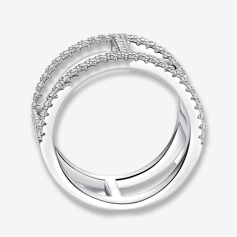 Shop The Clarion Moissanite Open-Band Ring - 0.5CT today at Chantal Vaulet. Discover stunning jewelry collections, crafted for style and brilliance.