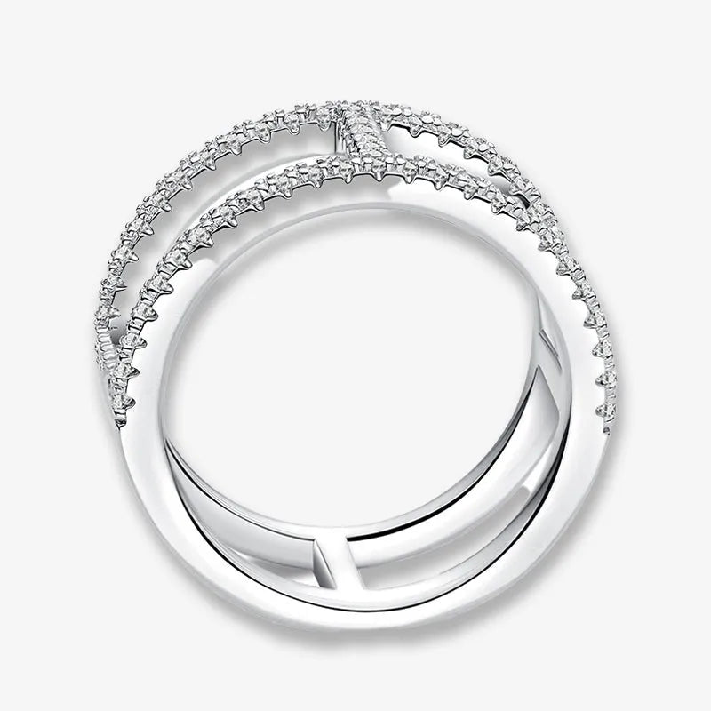 The Clarion Moissanite Open-Band Ring - 0.5CT - Chantal Vaulet