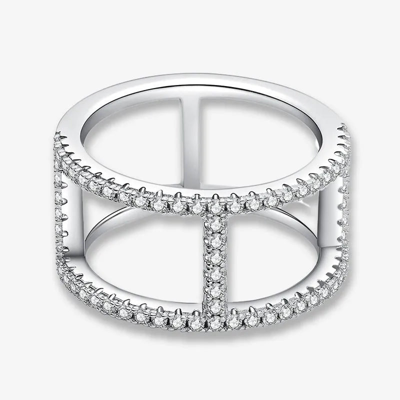 The Clarion Moissanite Open-Band Ring - 0.5CT - Chantal Vaulet
