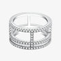 The Cressida Moissanite Triple-Band Ring - 0.5CT - Chantal Vaulet