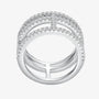 The Cressida Moissanite Triple-Band Ring - 0.5CT - Chantal Vaulet