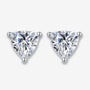 The Cyra Trillion-Cut Moissanite Earrings - Chantal Vaulet
