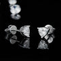 The Cyra Trillion-Cut Moissanite Earrings - Chantal Vaulet