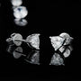 The Cyra Trillion-Cut Moissanite Earrings - Chantal Vaulet