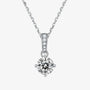 The Elanora Moissanite Solitaire Necklace - Chantal Vaulet
