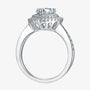 The Elenora Heart-Cut Moissanite Halo Ring - Chantal Vaulet