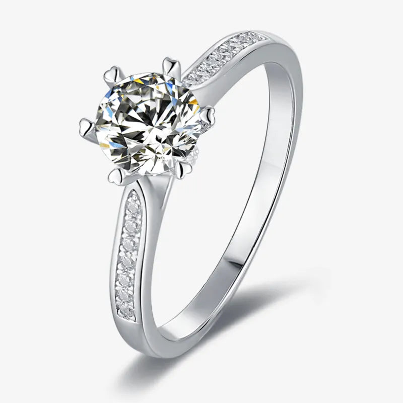 The Elvanna Moissanite Pavé Ring - Chantal Vaulet