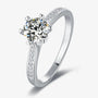 The Elvanna Moissanite Pavé Ring - Chantal Vaulet
