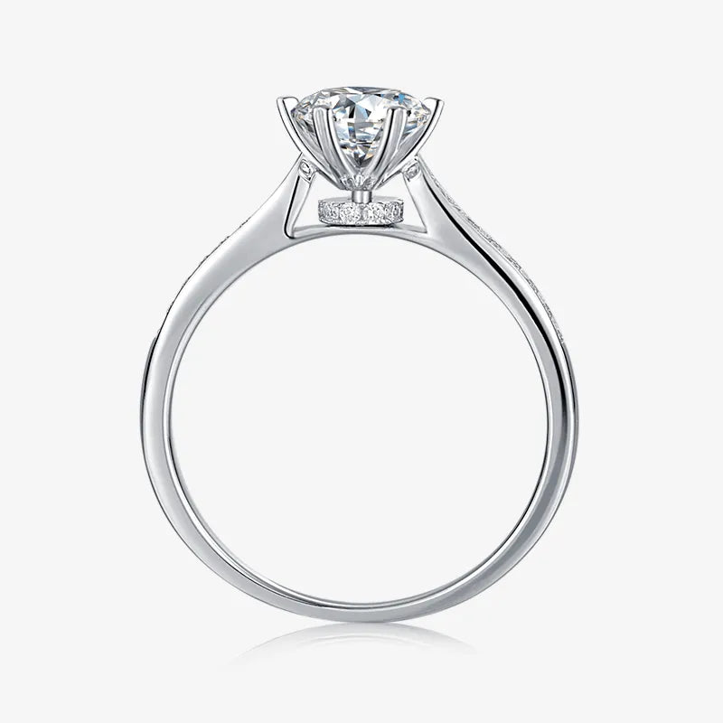 The Elvanna Moissanite Pavé Ring - Chantal Vaulet