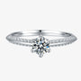 The Elysian Radiance Moissanite Ring - 0.5CT - Chantal Vaulet
