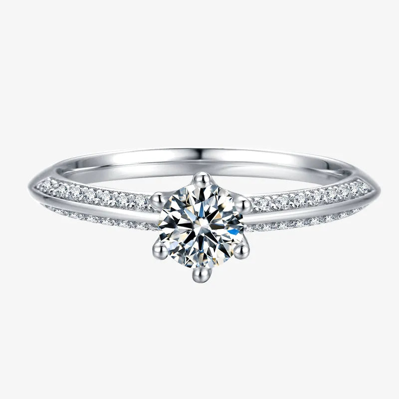 The Elysian Radiance Moissanite Ring - 0.5CT - Chantal Vaulet