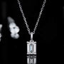 The Emeralisse Moissanite Solitaire Necklace - Chantal Vaulet