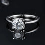 The Estelle – Moissanite Solitaire Engagement Ring 1CT - Chantal Vaulet
