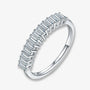 The Evadne – Moissanite Half Eternity Ring 1.0CT - Chantal Vaulet