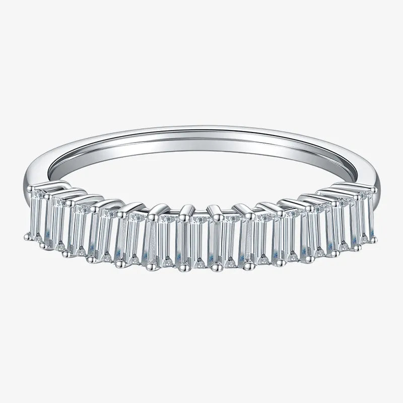 The Evadne – Moissanite Half Eternity Ring 1.0CT - Chantal Vaulet
