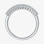 The Evadne – Moissanite Half Eternity Ring 1.0CT - Chantal Vaulet