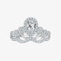 The Evelisse Pear-Cut Moissanite Tiara Ring - Chantal Vaulet