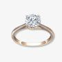 The Everly 1CT Round-Cut Moissanite or Lab Diamond Engagement Ring - Chantal Vaulet