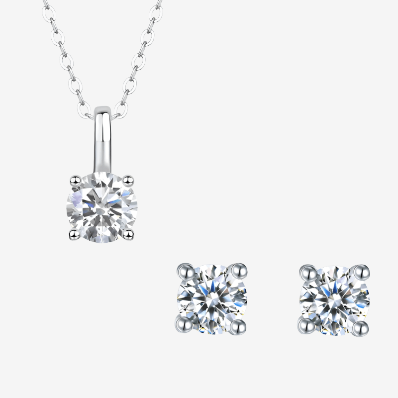 Shop The Isadora set – Moissanite Necklace & Earrings today at Chantal Vaulet. Discover stunning jewelry collections, crafted for style and brilliance.