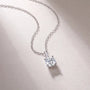 The Isadora set – Moissanite Necklace & Earrings - Chantal Vaulet
