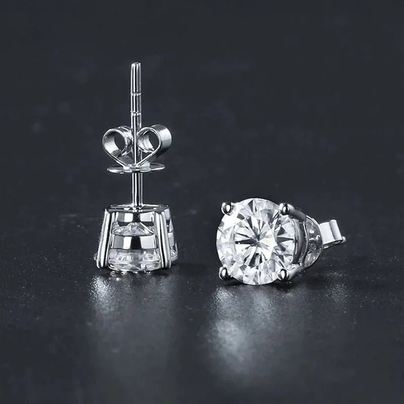 The Isadora set – Moissanite Necklace & Earrings - Chantal Vaulet