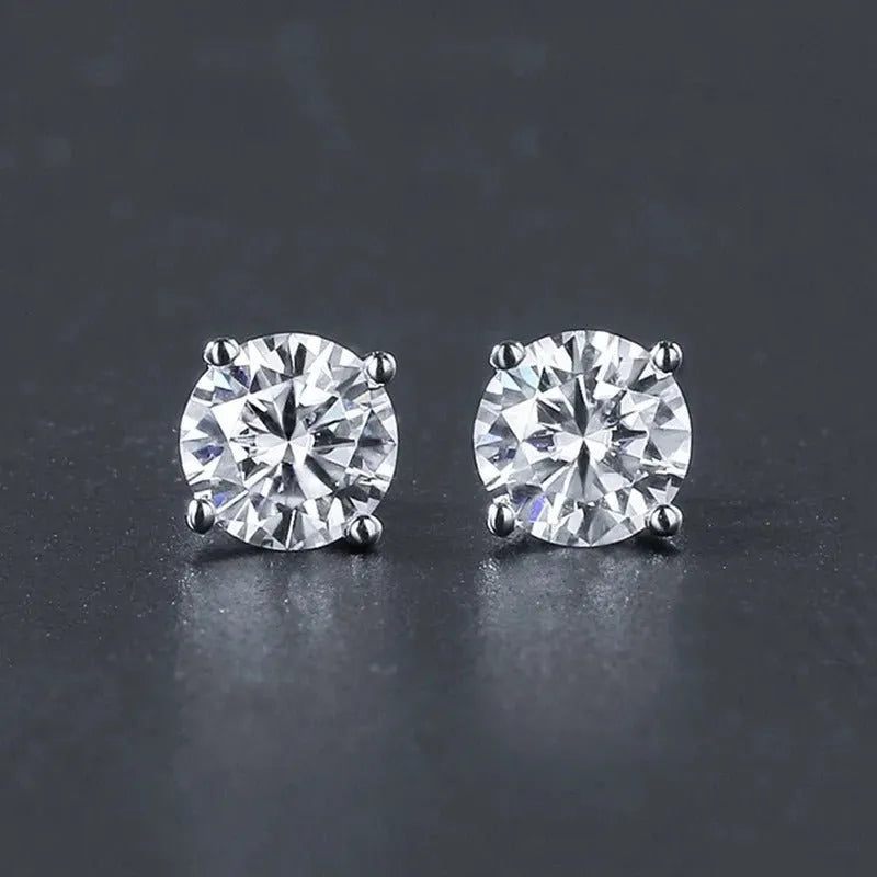 The Isadora set – Moissanite Necklace & Earrings - Chantal Vaulet