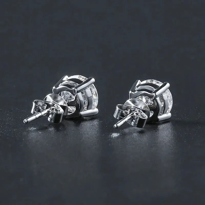 The Isadora set – Moissanite Necklace & Earrings - Chantal Vaulet