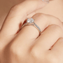 The Isalyn 1CT Round-Cut Moissanite Ring - Chantal Vaulet