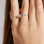 The Isalyn 1CT Round-Cut Moissanite Ring - Chantal Vaulet