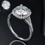The Isolde – Moissanite Halo Ring 3CT - Chantal Vaulet