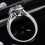 The Isolde – Moissanite Halo Ring 3CT - Chantal Vaulet