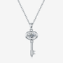 Shop The Keylara Moissanite Dancing Key Necklace today at Chantal Vaulet. Discover stunning jewelry collections, crafted for style and brilliance.