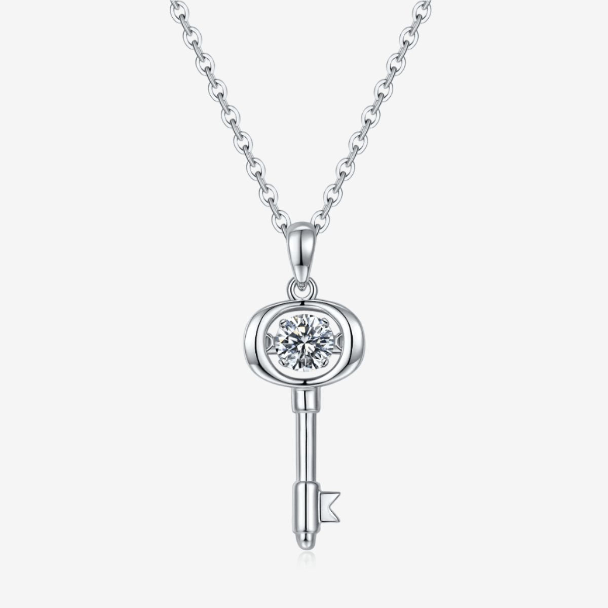 Shop The Keylara Moissanite Dancing Key Necklace today at Chantal Vaulet. Discover stunning jewelry collections, crafted for style and brilliance.