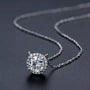 The Lioranne Moissanite Halo Necklace - Chantal Vaulet